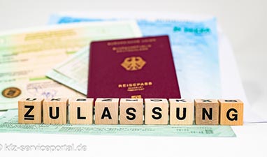 Unterlagen für die Zulassung des Kurzkennzeichens