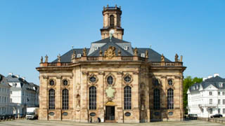 Die Ludwigskirche in Alt Saarbrücken ist eine evangelische, im Barockstil erbaute, Kirche am Ludwigsplatz