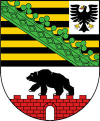 Das Wappen des Bundeslandes Sachsen-Anhalt